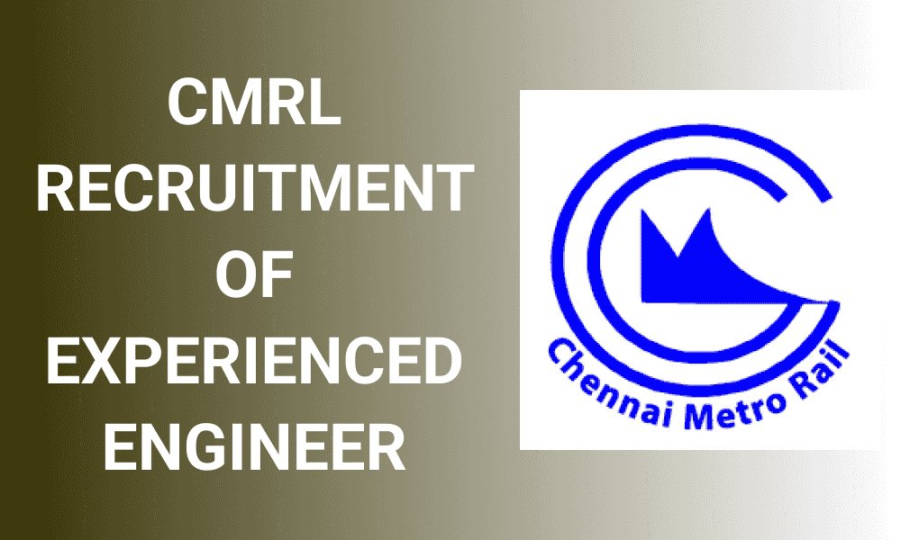 cmrl recruitment