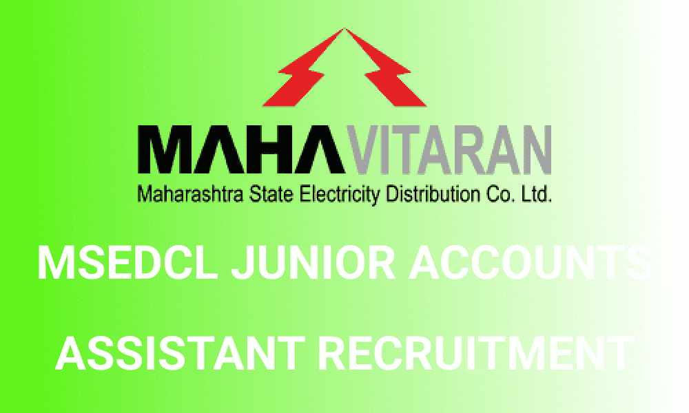 MSEDCL Junior Accounts Assistant Recruitment