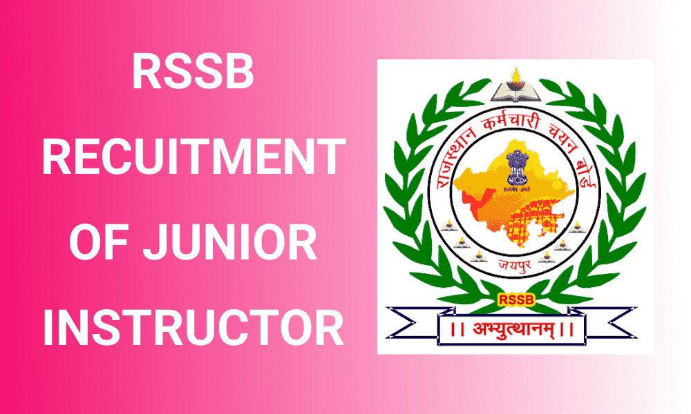 Rajasthan Staff Selection Board (RSSB) recruitment