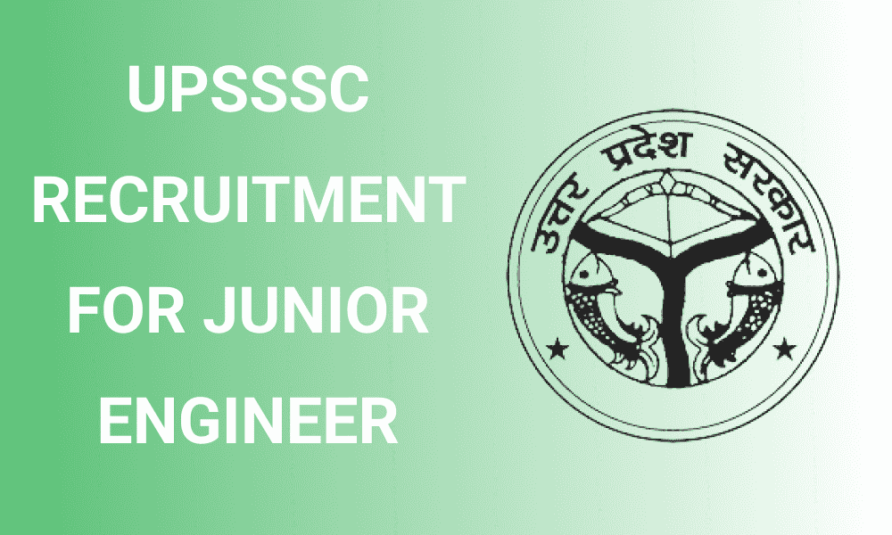 upsssc recruitment junior engineer
